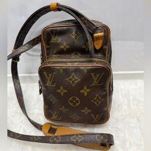 Louis Vuitton Brown Monogram Crossbody Bag